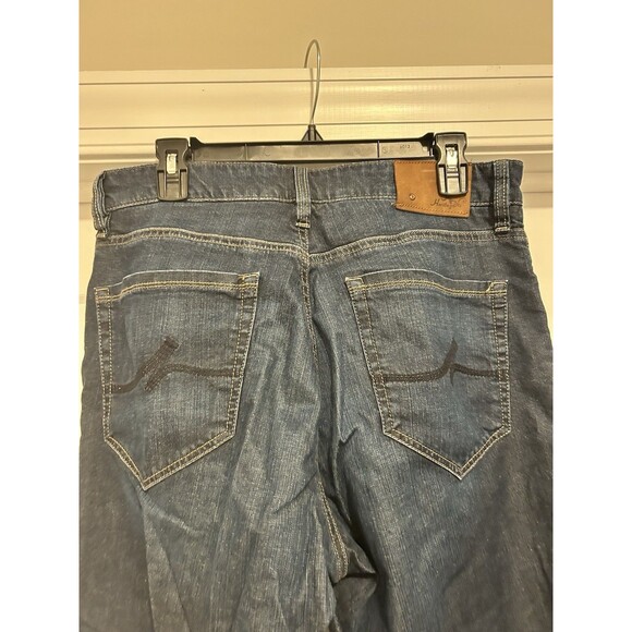34 Heritage Jeans Mens Charisma Size 35x32 Cotton Blend Dark Wash Denim Jeans - Picture 7 of 8